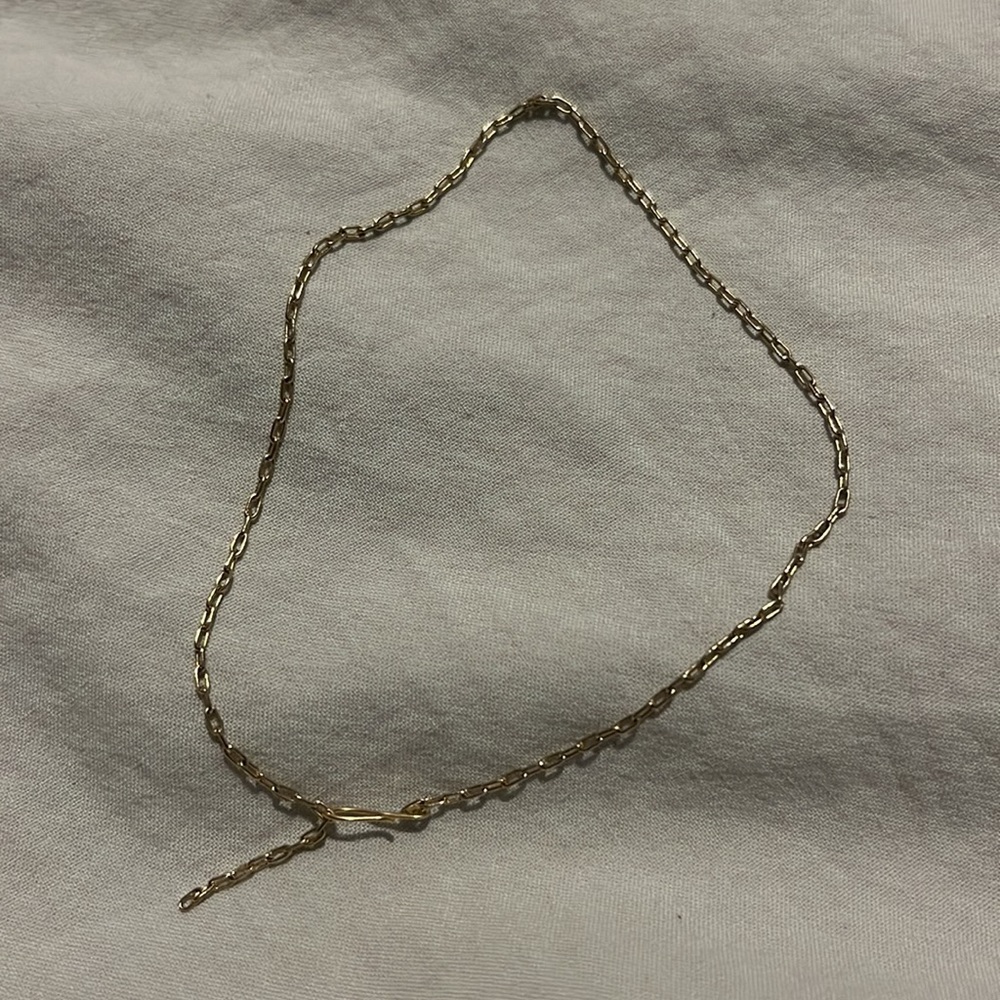 Gold Plated Adjustable Anklet